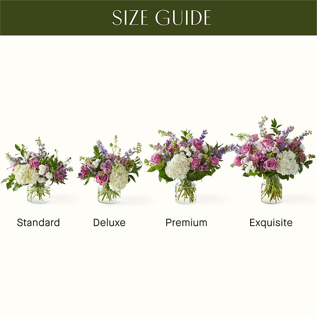 Violet Caress Bouquet – Charlynda Fleuriste, Sherbrooke PQ