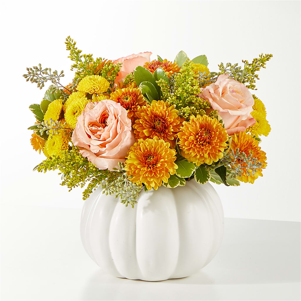 Peachy Pumpkin – Charlynda Fleuriste, Sherbrooke PQ