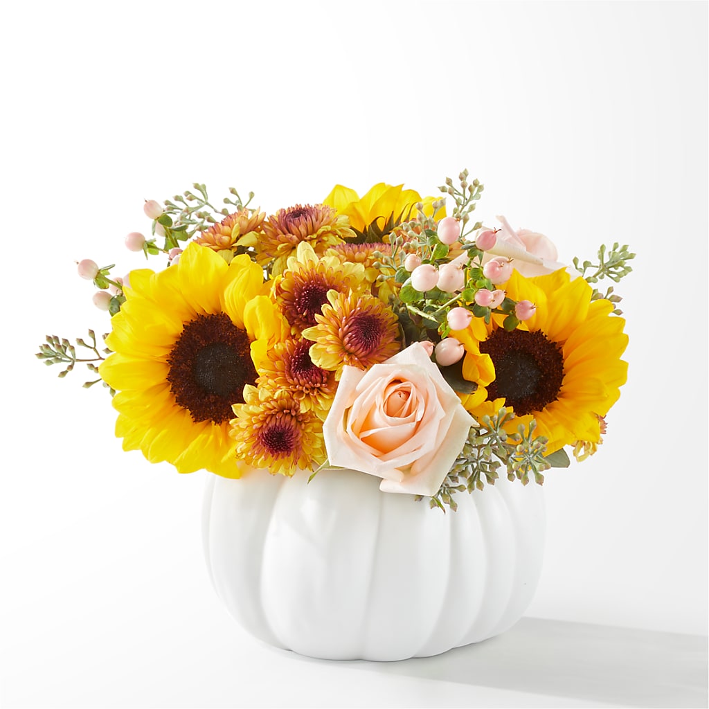 Pumpkin to Talk About Bouquet – Charlynda Fleuriste, Sherbrooke PQ