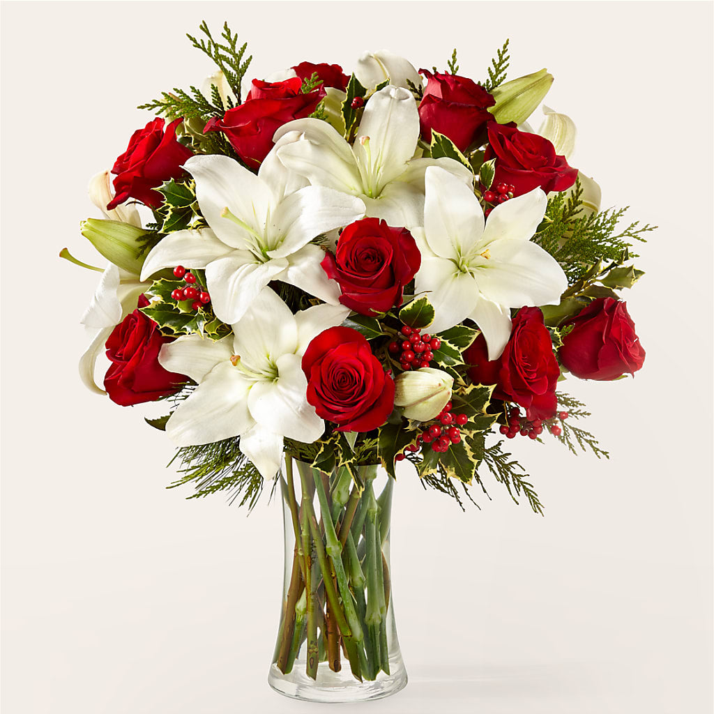 Sparkling Snowflakes Bouquet – Charlynda Fleuriste, Sherbrooke PQ