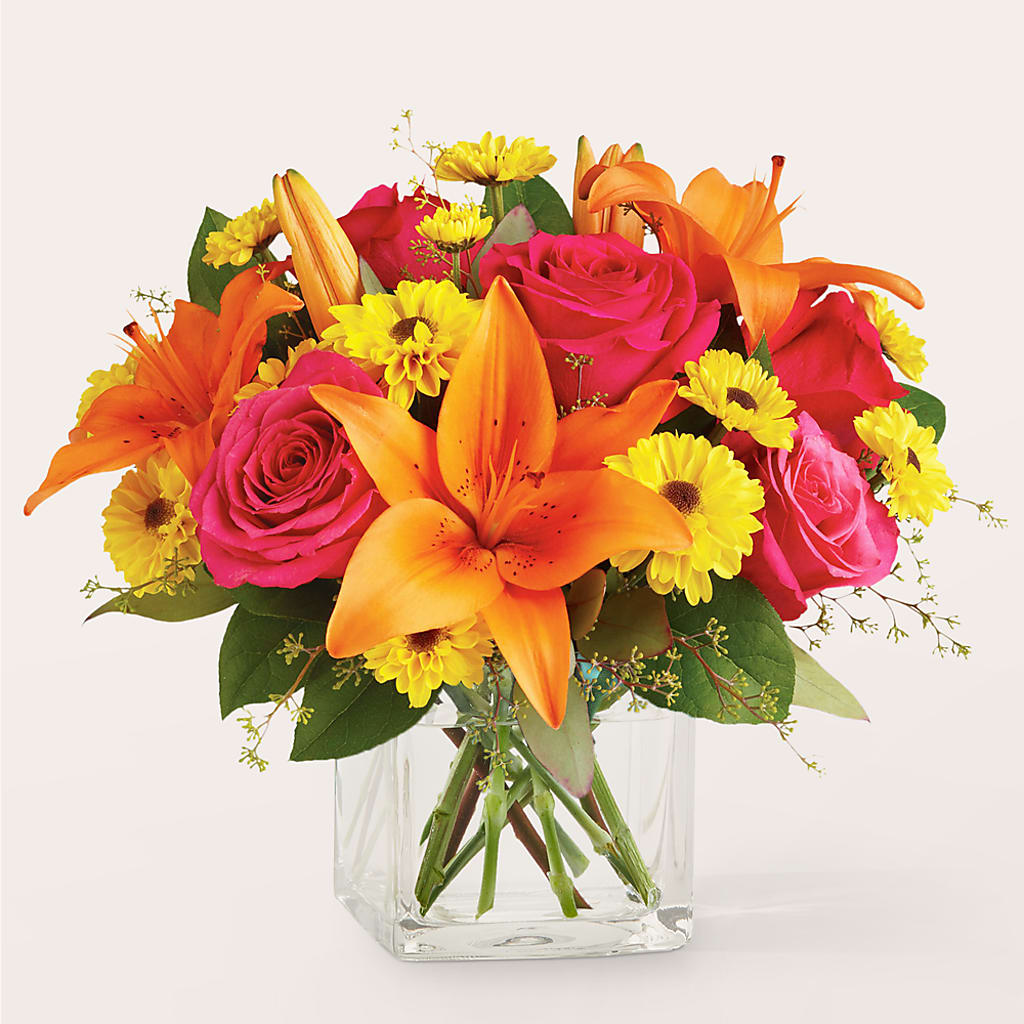 Neon Lights Bouquet – Charlynda Fleuriste, Sherbrooke PQ