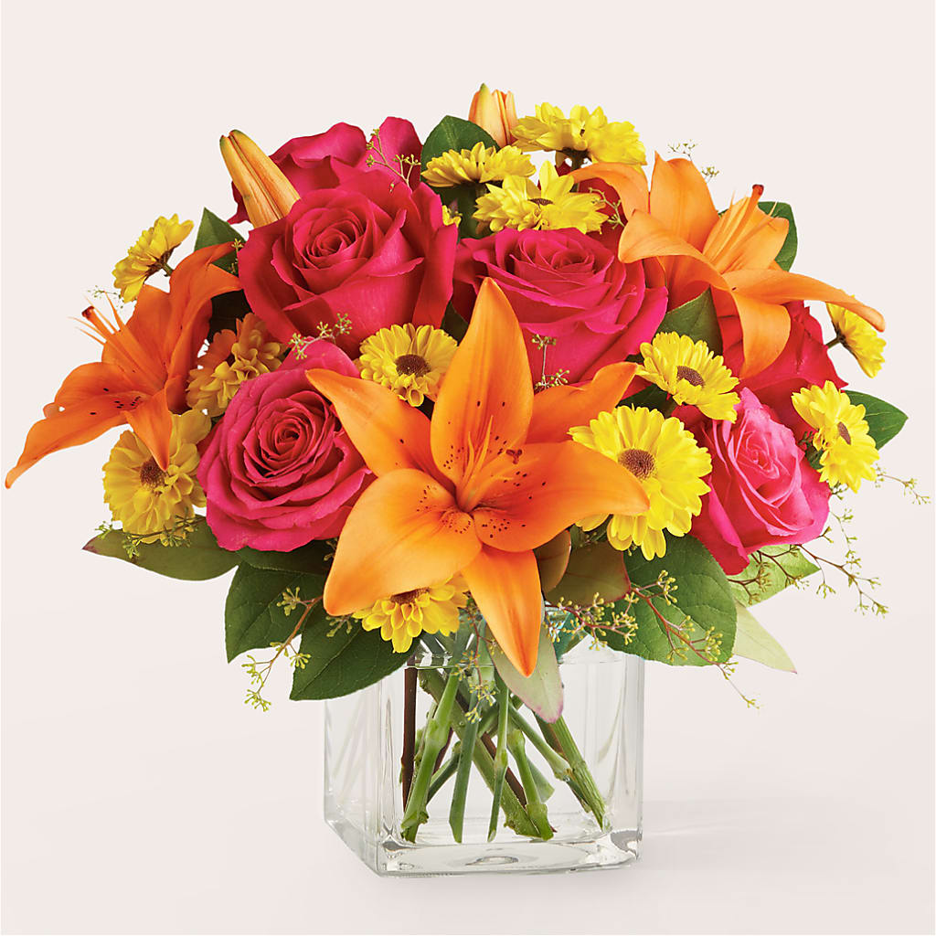 Neon Lights Bouquet – Charlynda Fleuriste, Sherbrooke PQ