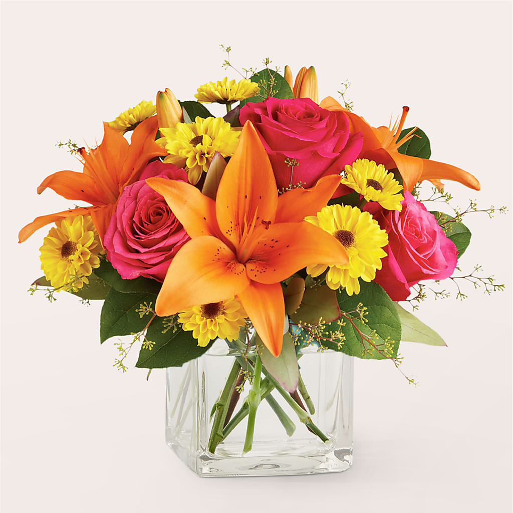 Neon Lights Bouquet – Charlynda Fleuriste, Sherbrooke PQ