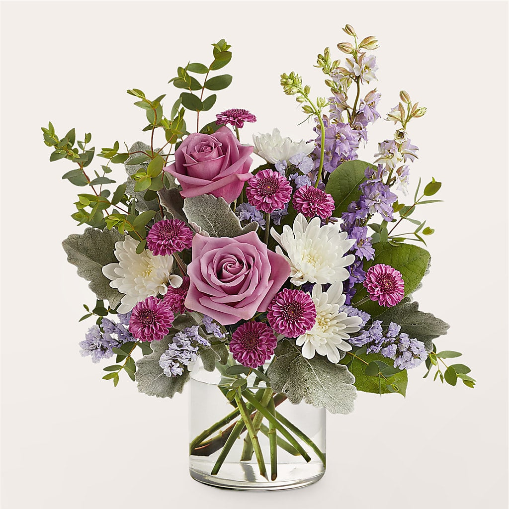 Violet Frost Bouquet – Charlynda Fleuriste, Sherbrooke PQ