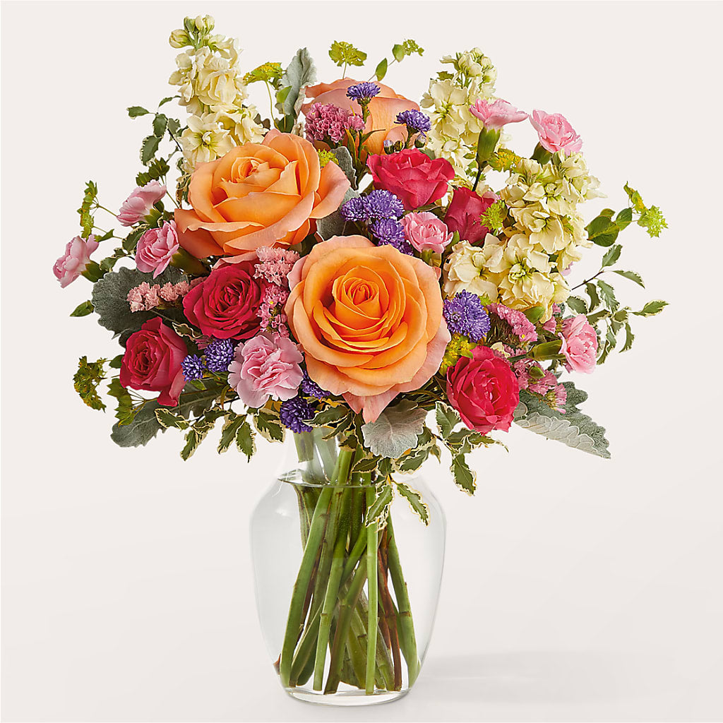 Tangerine Tango Bouquet – Charlynda Fleuriste, Sherbrooke PQ
