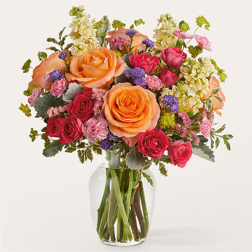 Tangerine Tango Bouquet – Charlynda Fleuriste, Sherbrooke PQ