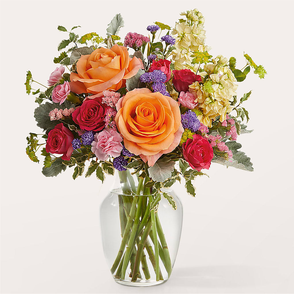 Tangerine Tango Bouquet – Charlynda Fleuriste, Sherbrooke PQ
