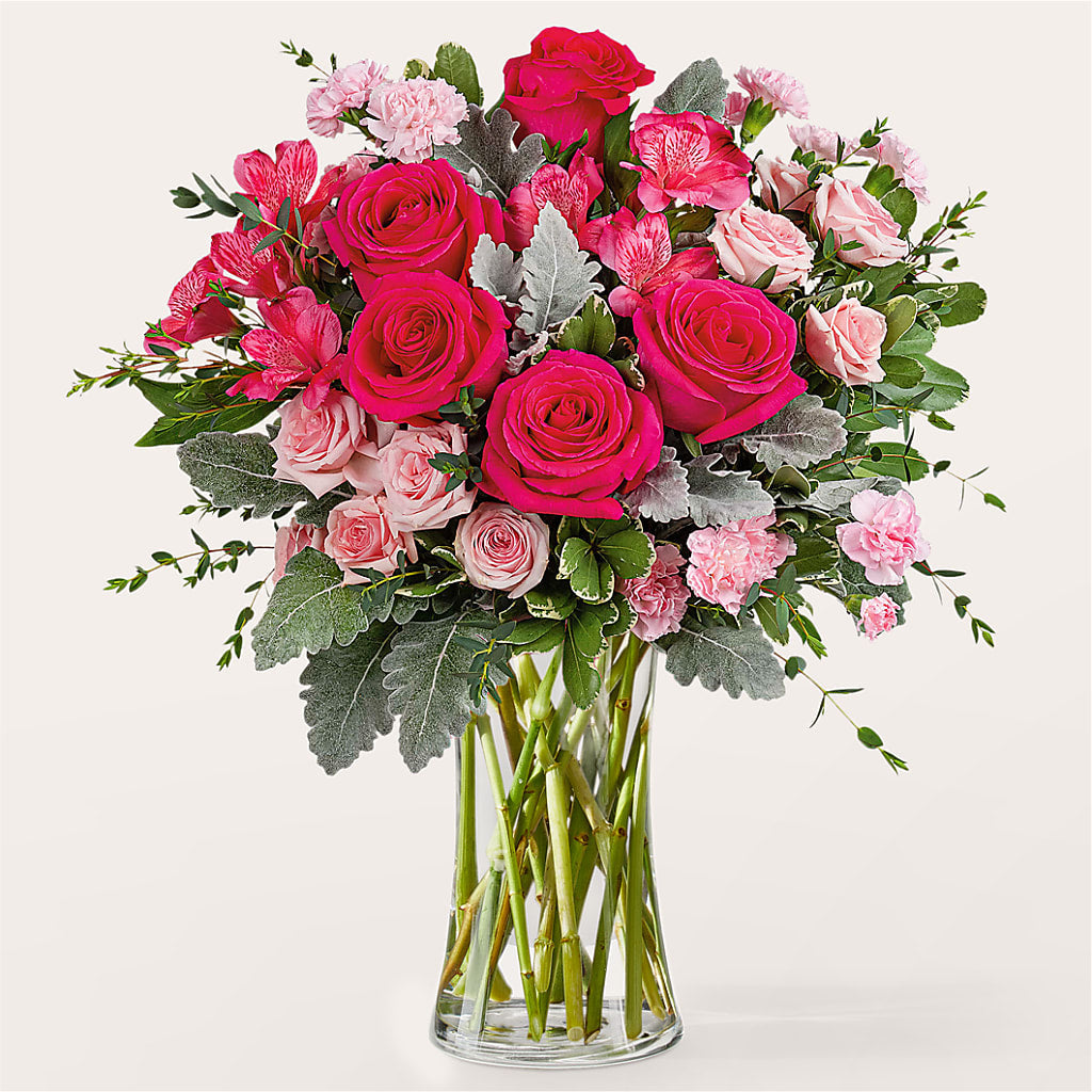 Tickled Pink Bouquet – Charlynda Fleuriste, Sherbrooke PQ