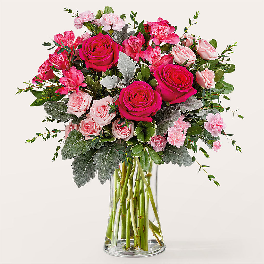 Tickled Pink Bouquet – Charlynda Fleuriste, Sherbrooke PQ