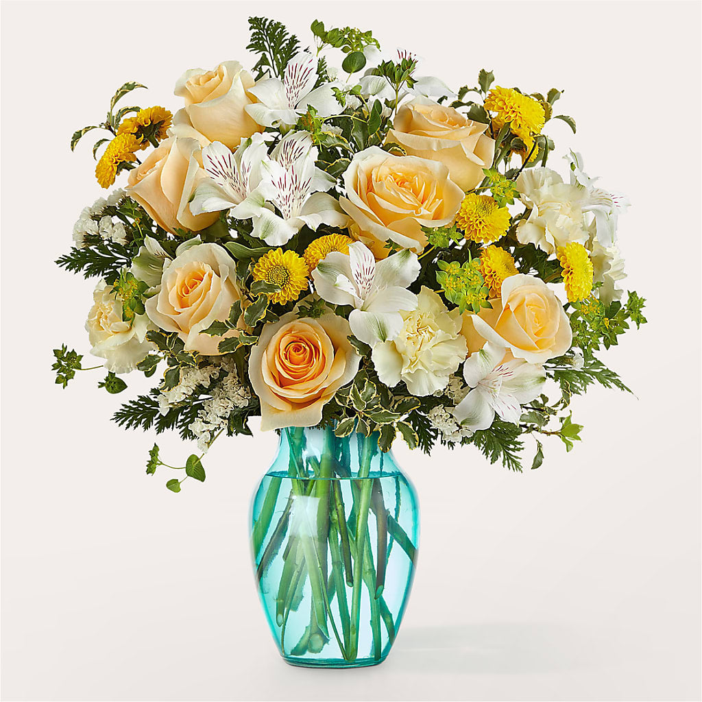 Crisp and Clean Bouquet – Charlynda Fleuriste, Sherbrooke PQ