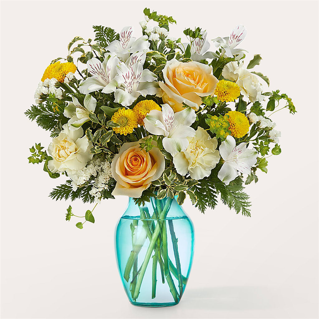 Crisp and Clean Bouquet – Charlynda Fleuriste, Sherbrooke PQ