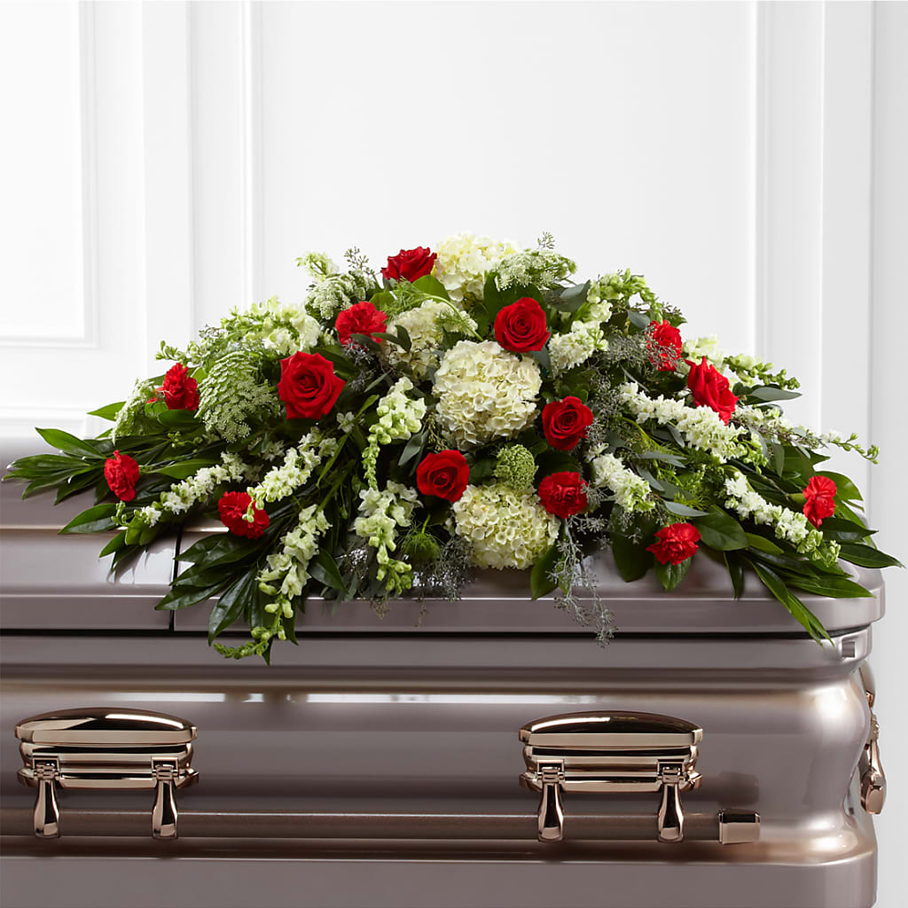 Sincerity Casket Spray – Charlynda Fleuriste, Sherbrooke PQ