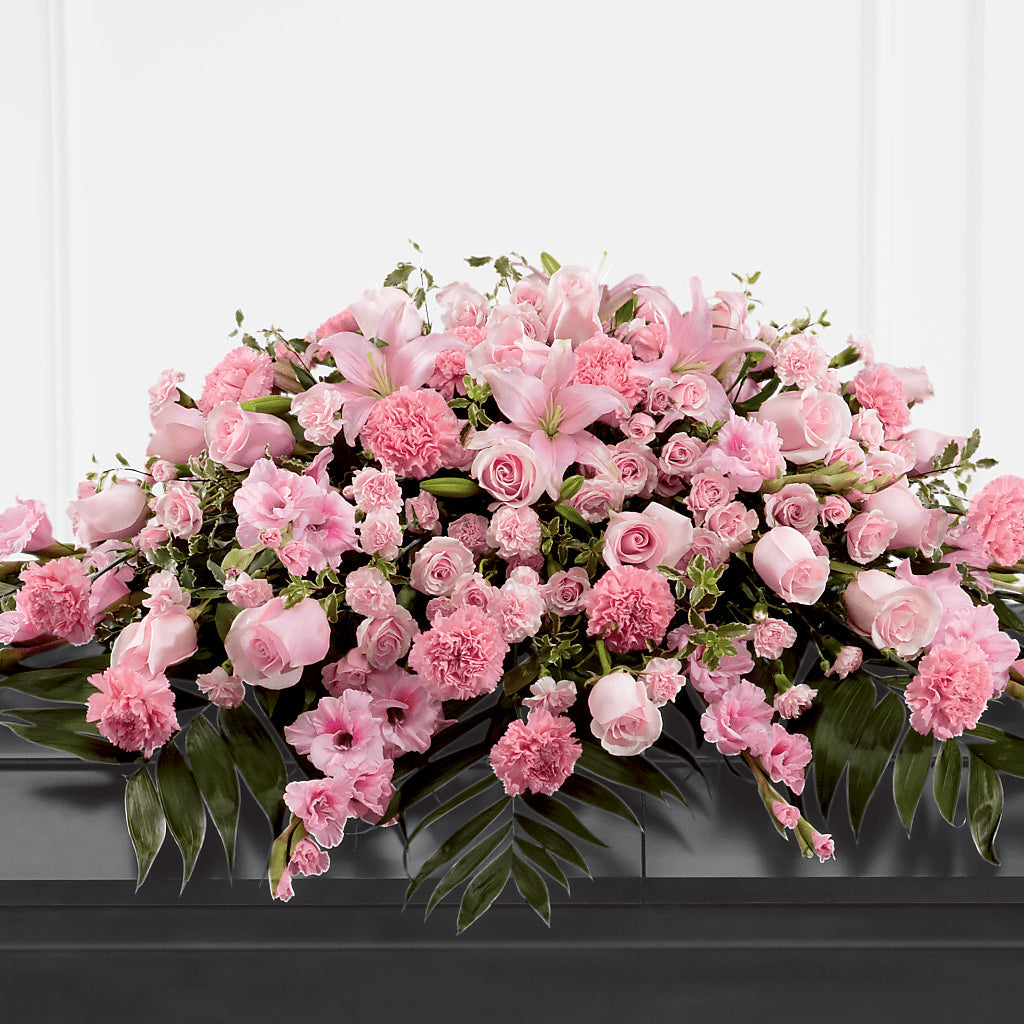 Garden of Comfort Casket Spray (Standard) – Charlynda Fleuriste, Sherbrooke PQ