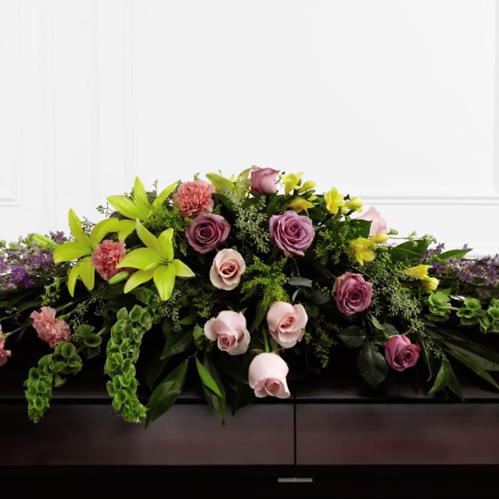 Forever Beloved Casket Spray – Charlynda Fleuriste, Sherbrooke PQ