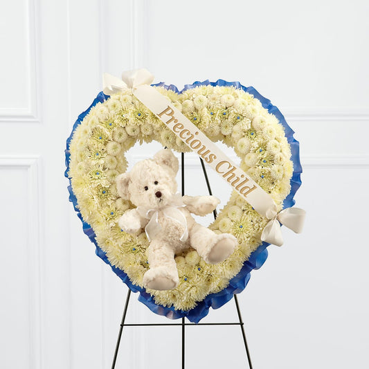 Precioso Niño Corazón de Pie