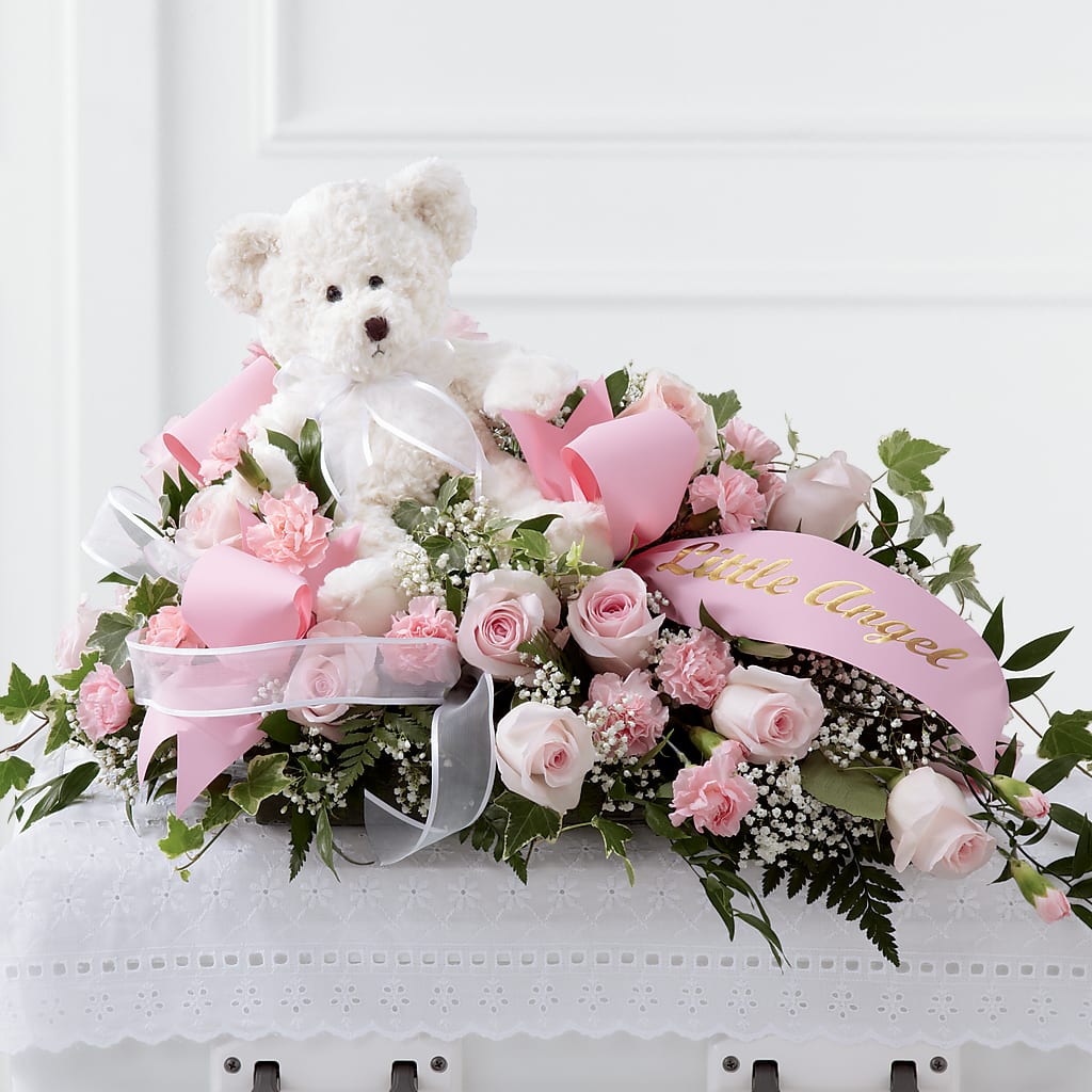 Touch of Sympathy Casket Spray – Charlynda Fleuriste, Sherbrooke PQ