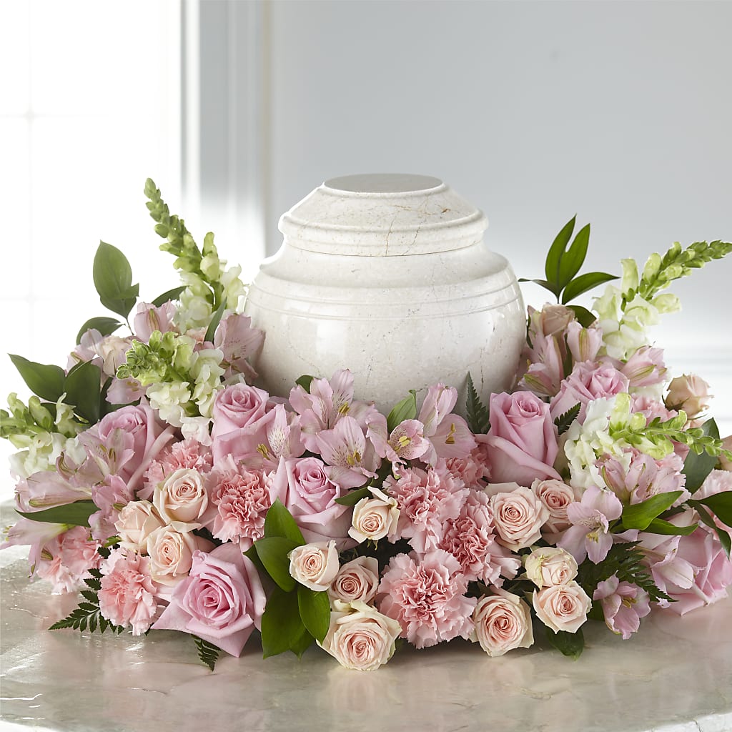 Blooms of Hope Cremation Adornment – Charlynda Fleuriste, Sherbrooke PQ