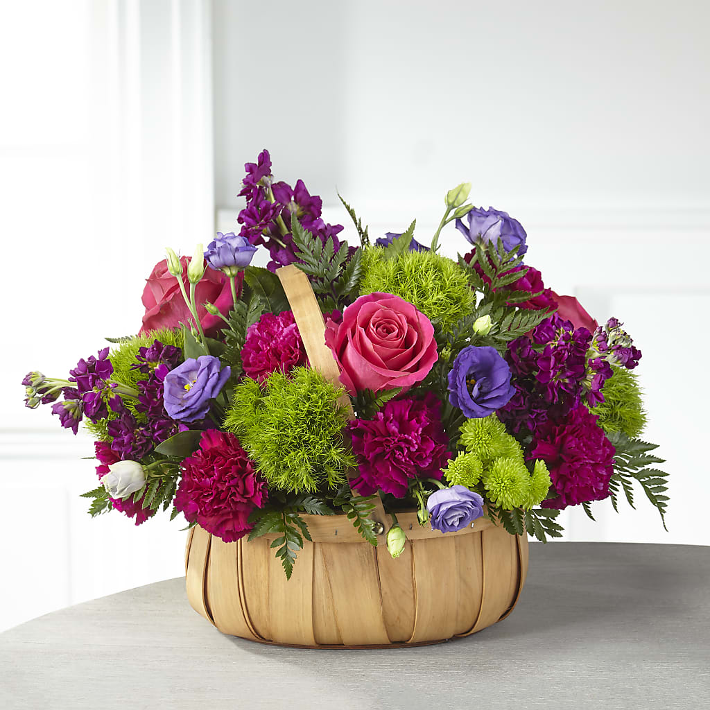 Serene Sanctuary Basket – Charlynda Fleuriste, Sherbrooke PQ