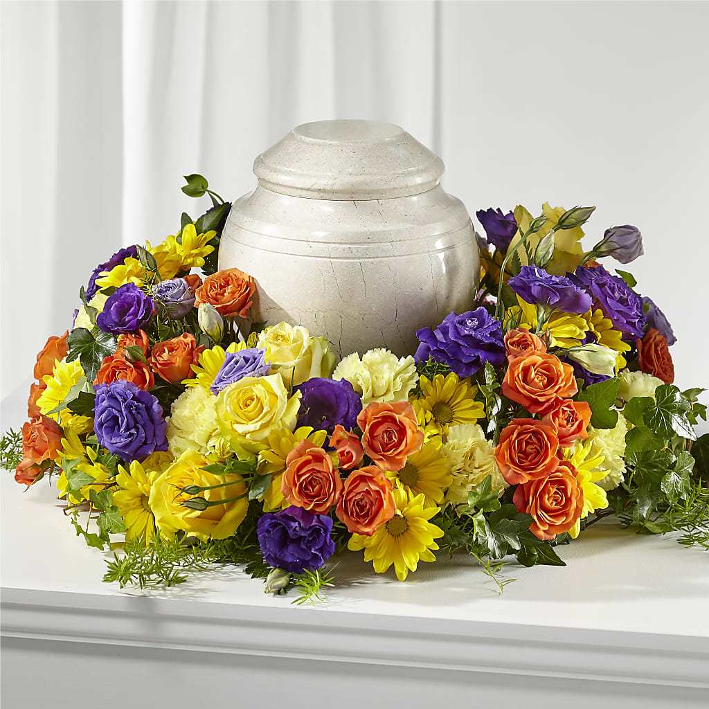 Blossoms of Remembrance Cremation Adornment – Charlynda Fleuriste, Sherbrooke PQ
