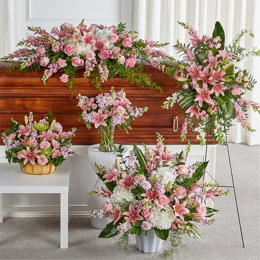 Paquetes de flores abundantes