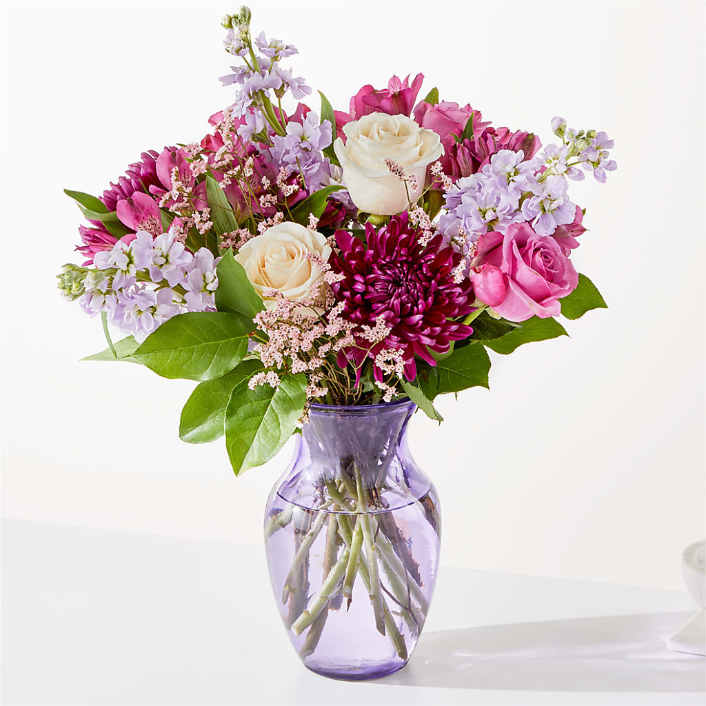 Amethyst Dreams Bouquet – Charlynda Fleuriste, Sherbrooke PQ