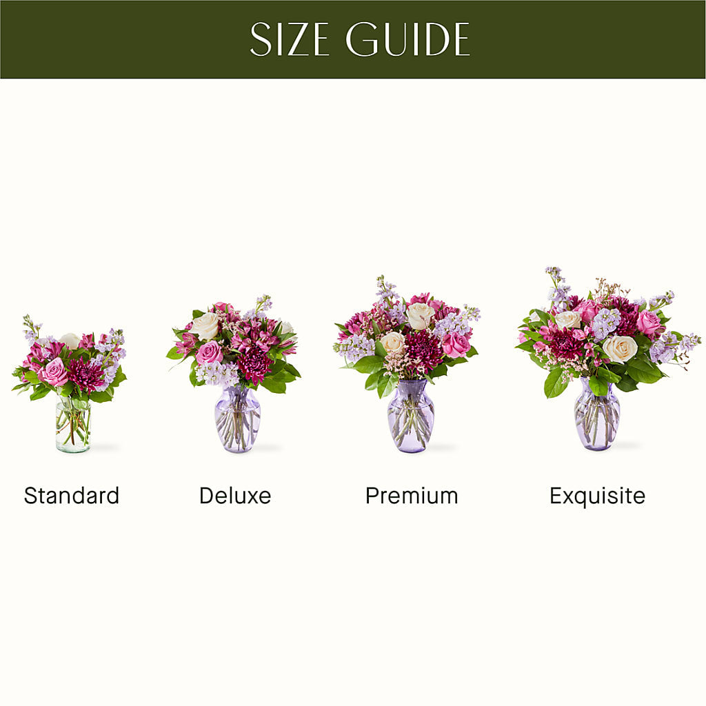 Amethyst Dreams Bouquet – Charlynda Fleuriste, Sherbrooke PQ