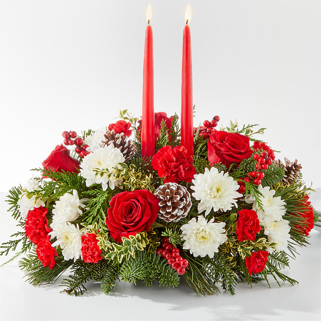 Holiday Soiree Centerpiece – Charlynda Fleuriste, Sherbrooke PQ