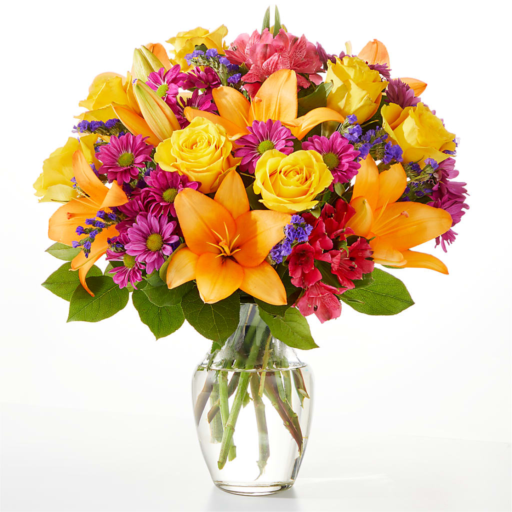 Colorful Visions Bouquet – Charlynda Fleuriste, Sherbrooke PQ