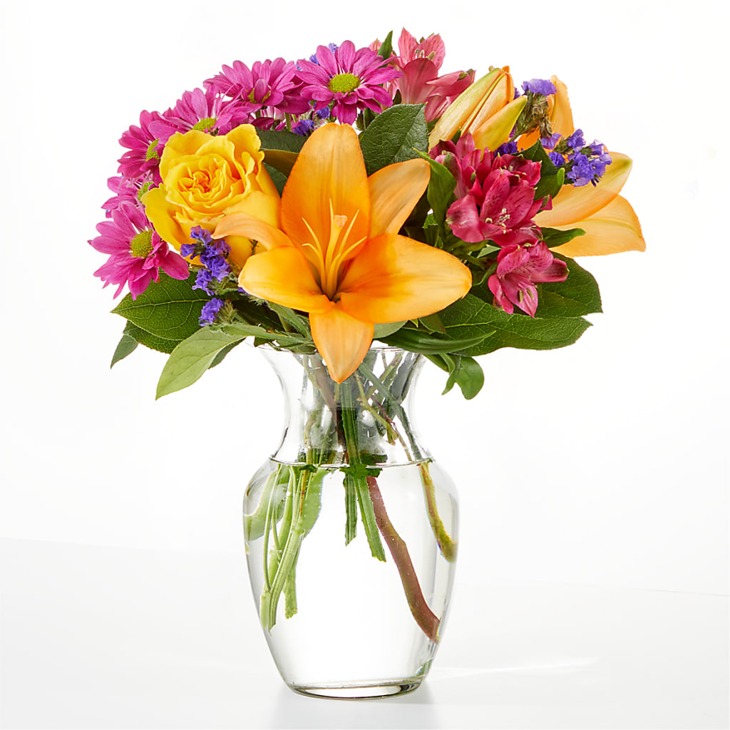 Colorful Visions Bouquet – Charlynda Fleuriste, Sherbrooke PQ
