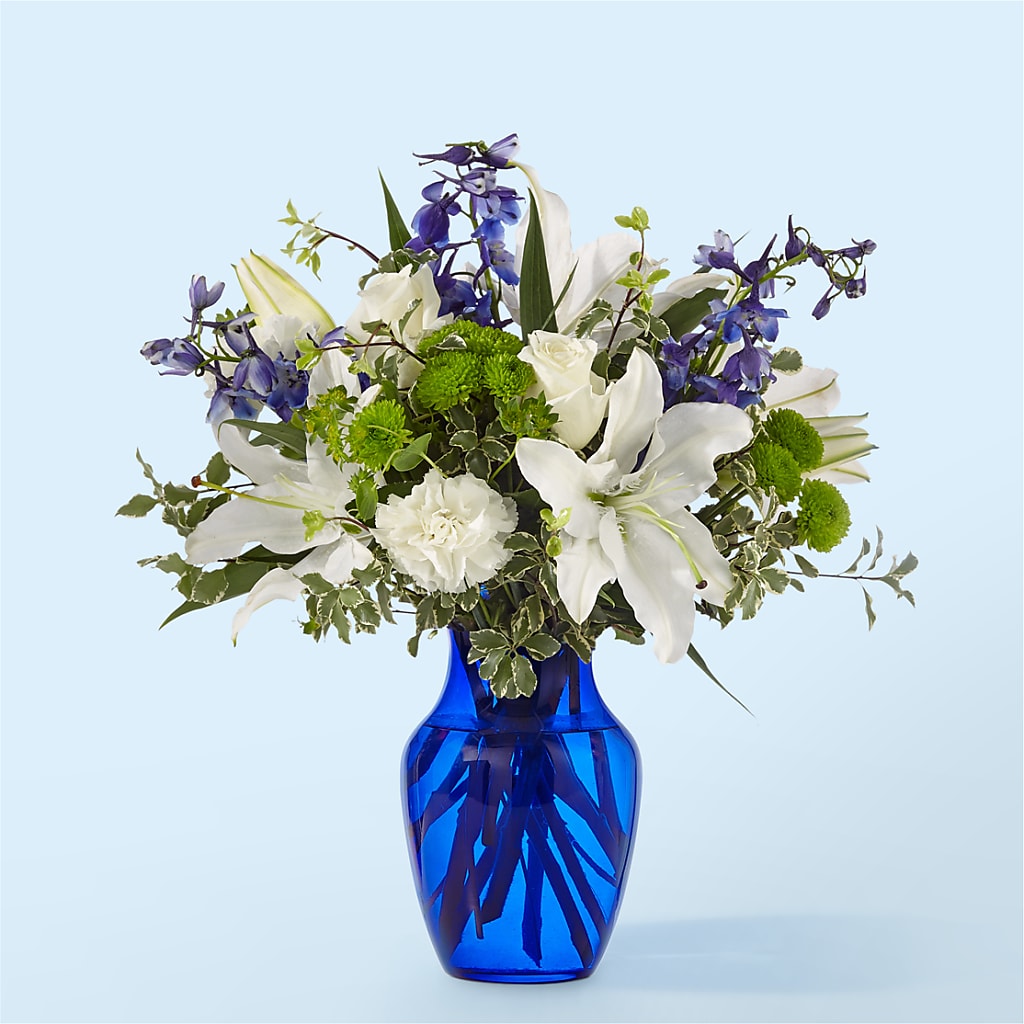 Santorini Bouquet – Charlynda Fleuriste, Sherbrooke PQ
