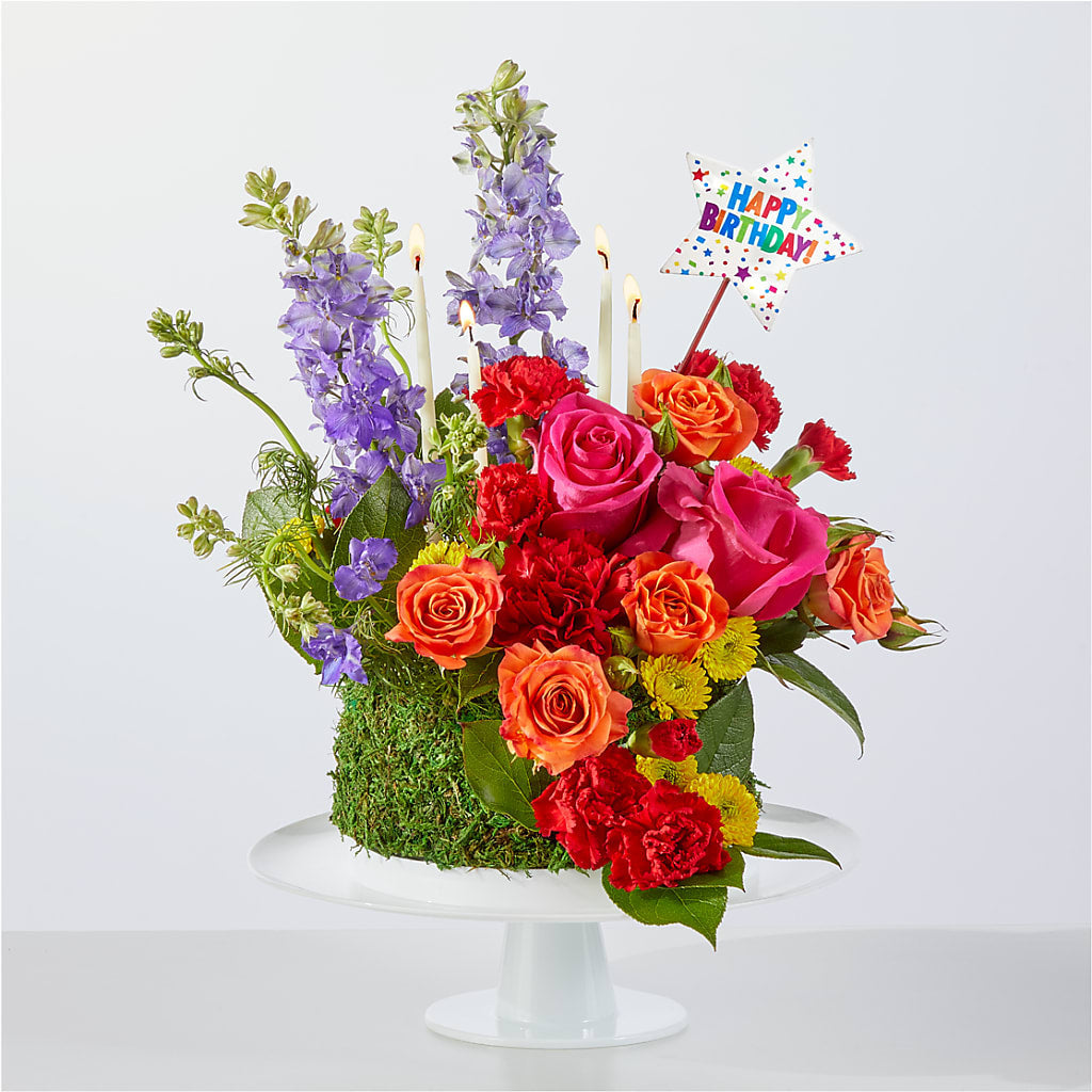 Best Year Yet Floral Cake – Charlynda Fleuriste, Sherbrooke PQ