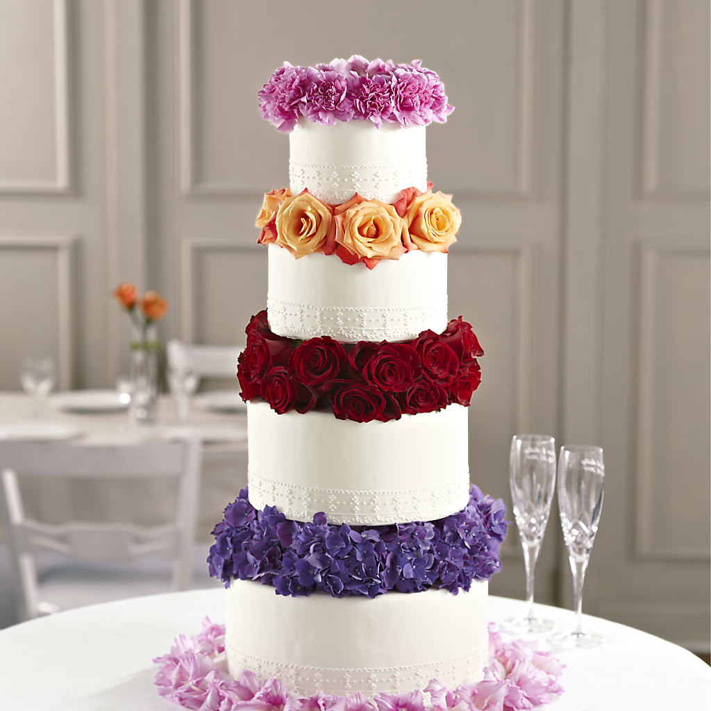 Infinite Love Cake Décor – Charlynda Fleuriste, Sherbrooke PQ