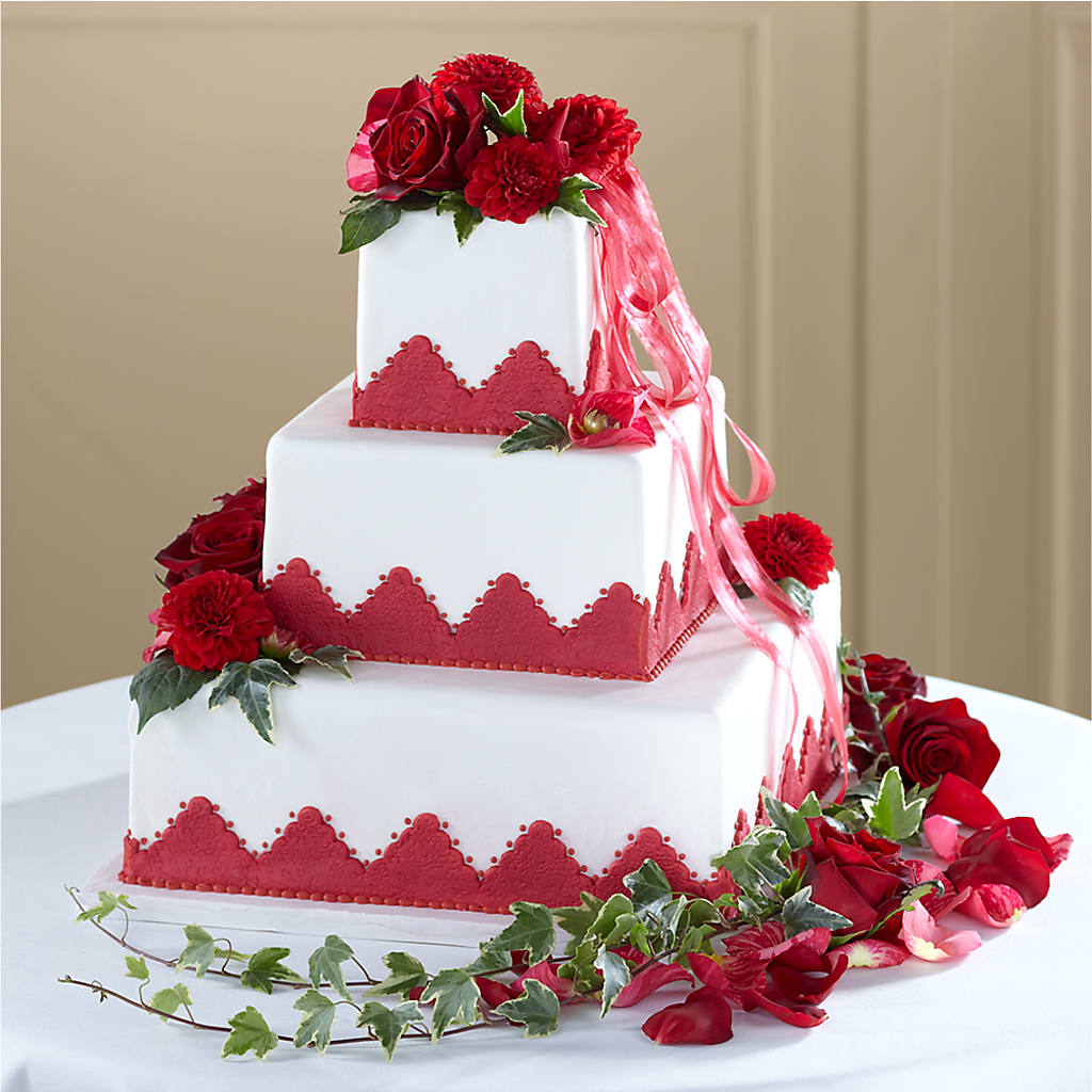 Decoración de pastel "Felicidad eterna"