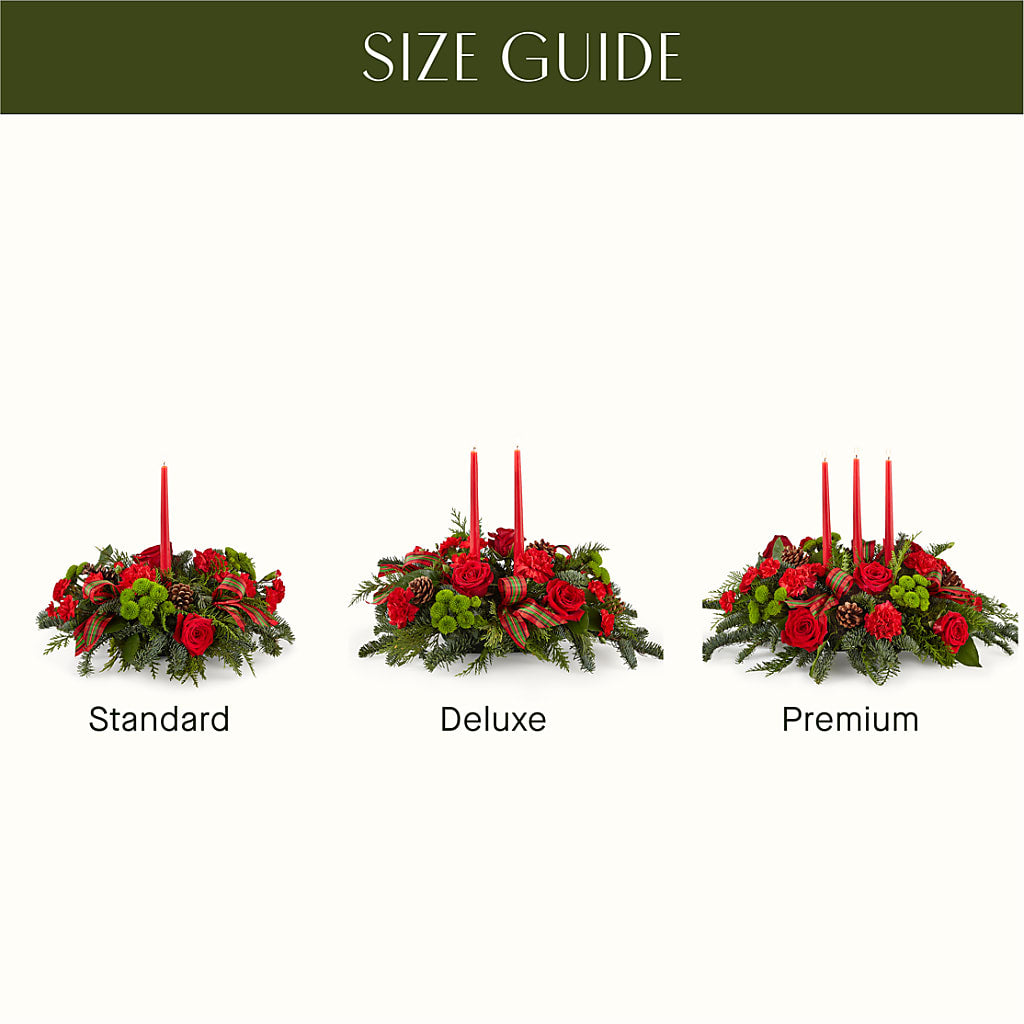 By the Candlelight Centerpiece –  Charlynda Fleuriste, Sherbrooke PQ