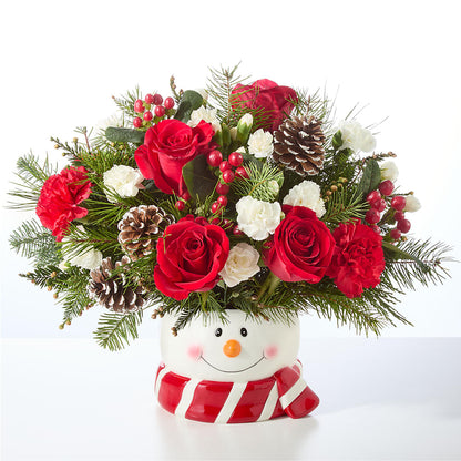 Jolly Snowman Bouquet –  Charlynda Fleuriste, Sherbrooke PQ