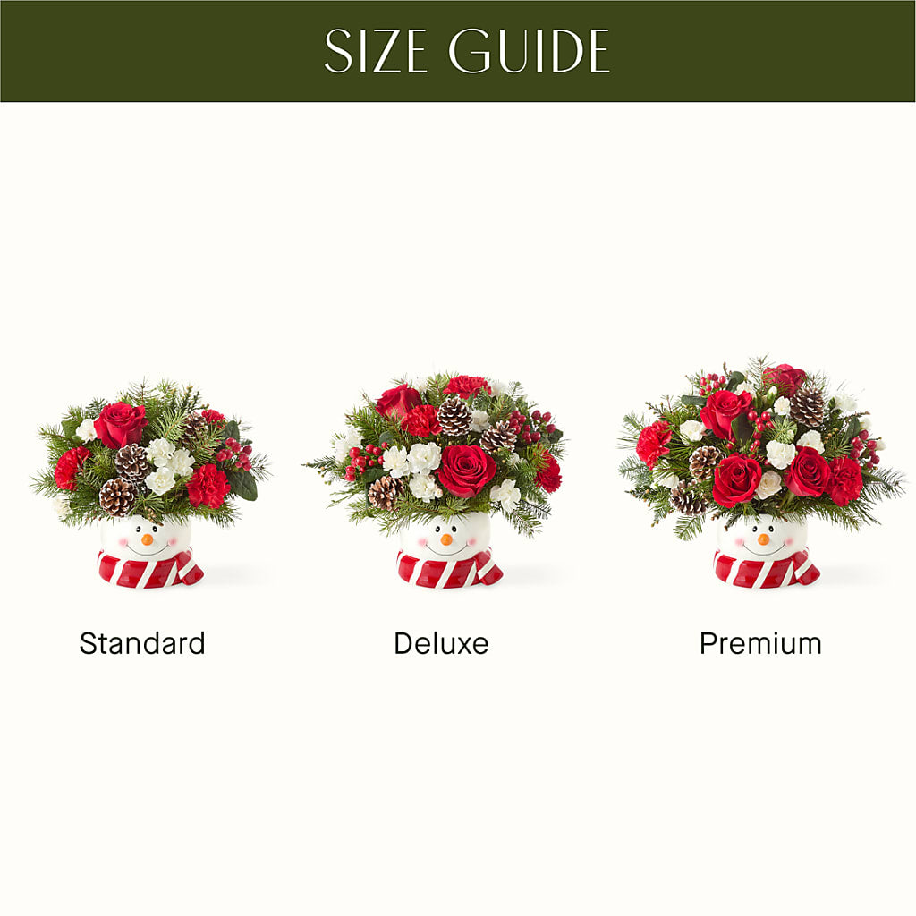 Jolly Snowman Bouquet –  Charlynda Fleuriste, Sherbrooke PQ
