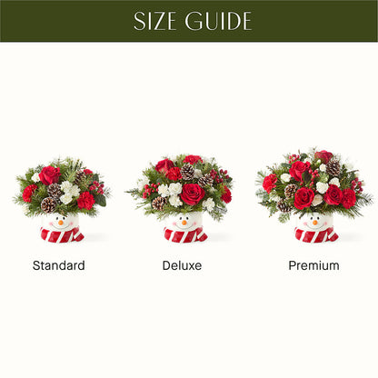 Jolly Snowman Bouquet –  Charlynda Fleuriste, Sherbrooke PQ