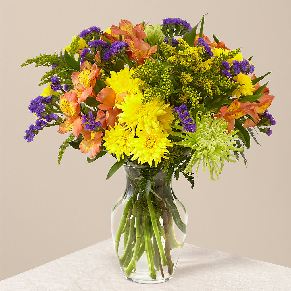 Marmalade Skies Bouquet –  Charlynda Fleuriste, Sherbrooke PQ