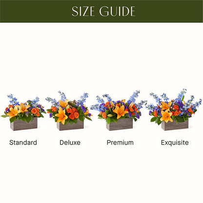 Radiant Citrus Box Bouquet –  Charlynda Fleuriste, Sherbrooke PQ