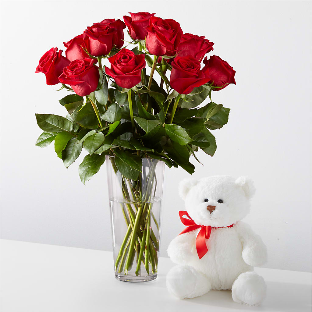 Romantic Long Stem Red Rose Bouquet Bundles –  Charlynda Fleuriste, Sherbrooke PQ