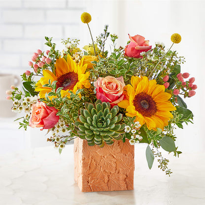 Sunflower Season Bouquet –  Charlynda Fleuriste, Sherbrooke PQ