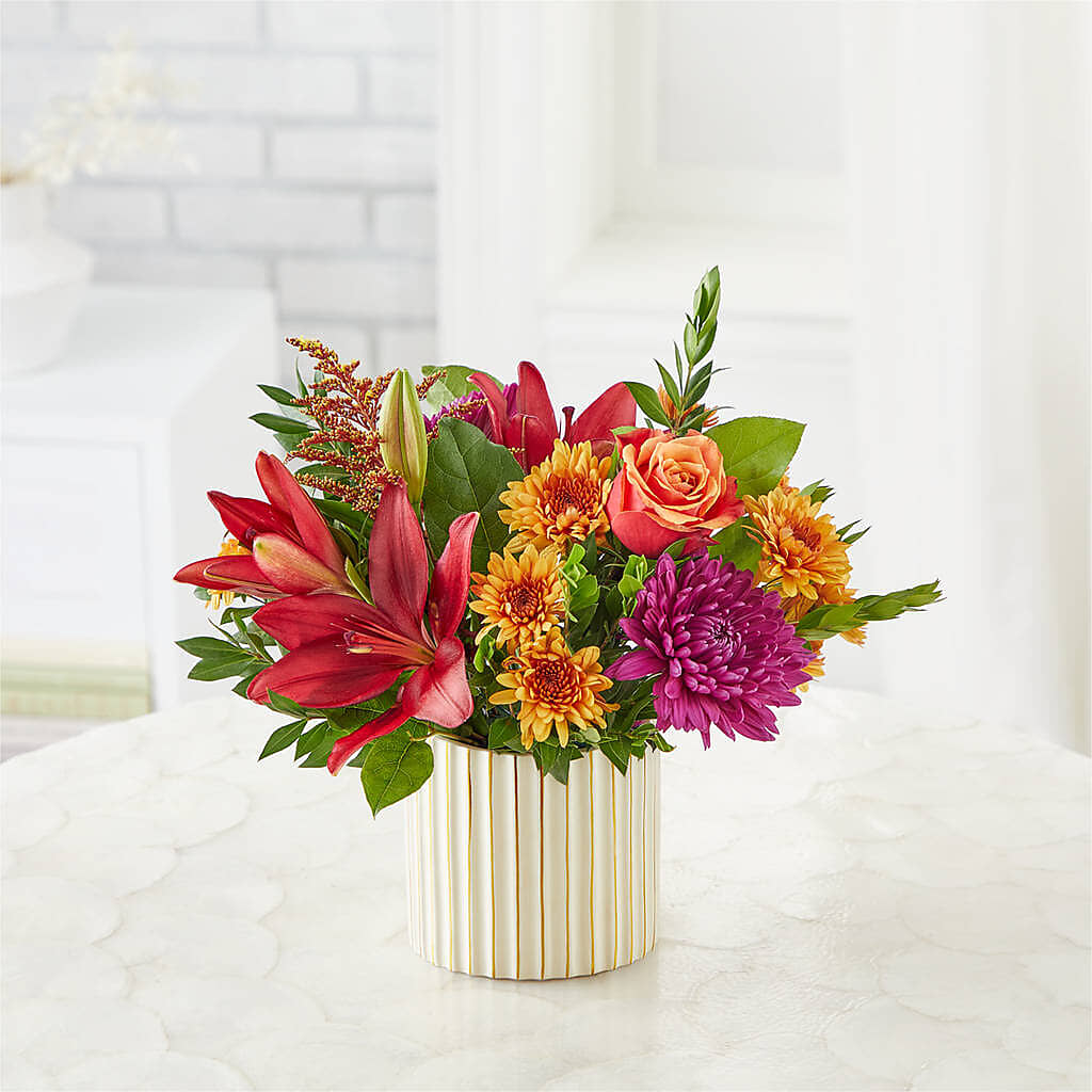 Burgundy Landscape Bouquet –  Charlynda Fleuriste, Sherbrooke PQ