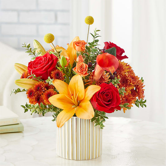 Scarlet Skies Bouquet –  Charlynda Fleuriste, Sherbrooke PQ
