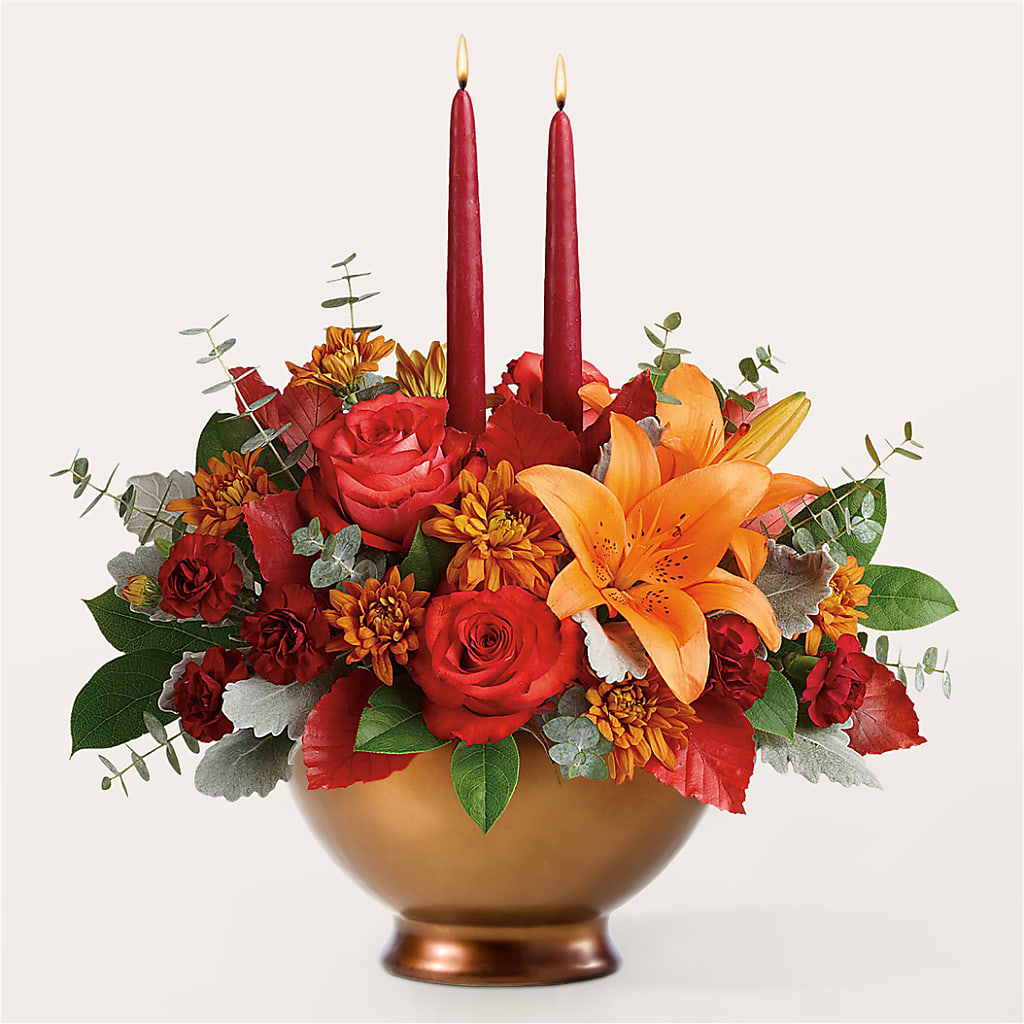 Fruits of Fall Centerpiece –  Charlynda Fleuriste, Sherbrooke PQ