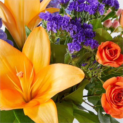 Radiant Citrus Bouquet –  Charlynda Fleuriste, Sherbrooke PQ
