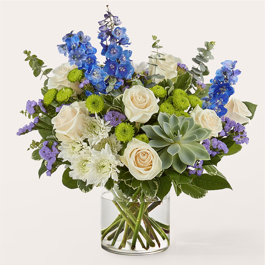 Cerulean Waves Bouquet –  Charlynda Fleuriste, Sherbrooke PQ