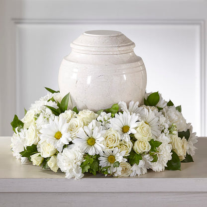 Ivory Gardens Cremation Adornment –  Charlynda Fleuriste, Sherbrooke PQ