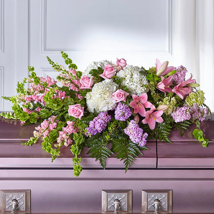 Life's Gratitude Casket Spray –  Charlynda Fleuriste, Sherbrooke PQ