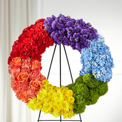 Circle of Love Wreath –  Charlynda Fleuriste, Sherbrooke PQ