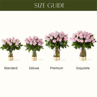 Picture Perfect Pink Rose Bouquet –  Charlynda Fleuriste, Sherbrooke PQ